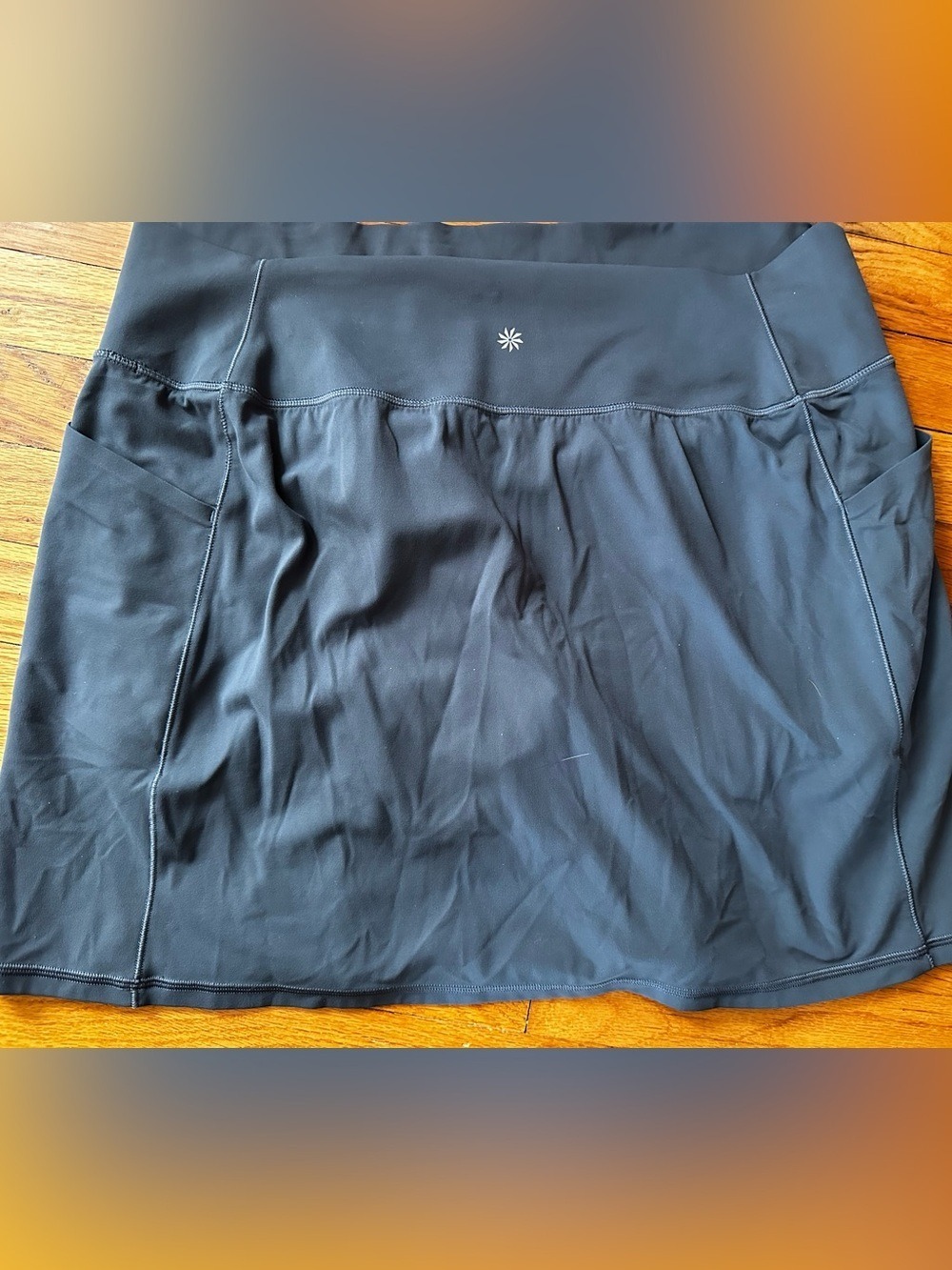 Athleta Salutation Stash High Rise 16.5 Skort Gray Golf Tennis Built in Shorts - Picture 8 of 8